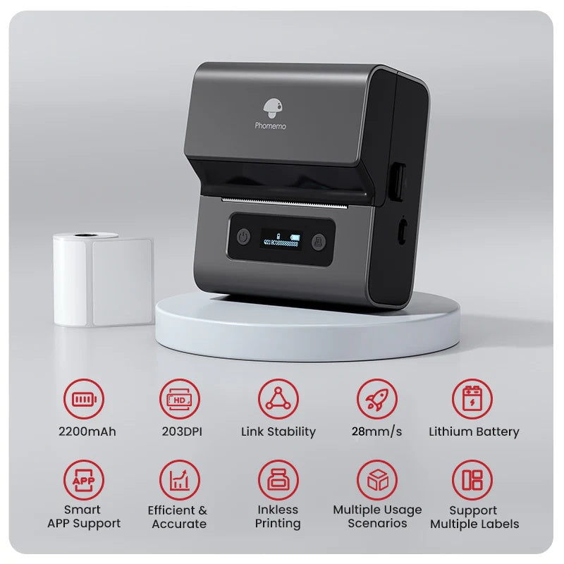 Phomemo M221 Mini Label Printer