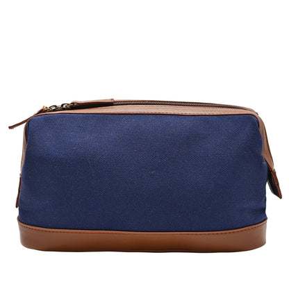 RAF Canvas & Faux Leather Washbag - Vulcan