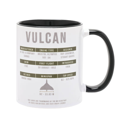 RAF Printed Mug - Vulcan