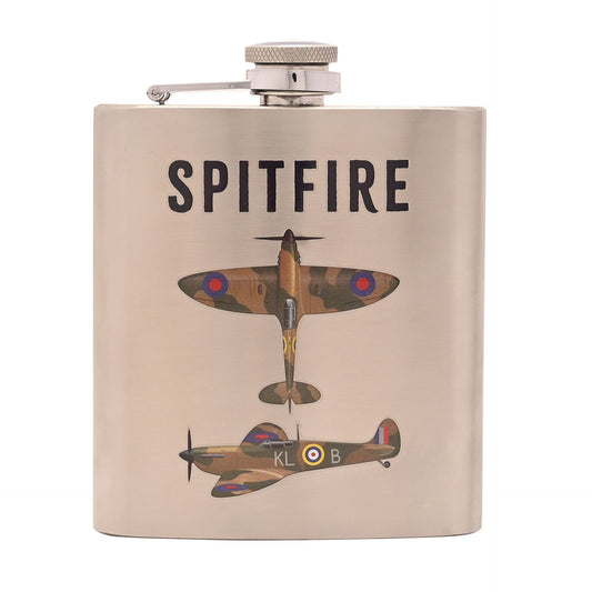 RAF 6oz Hip Flask - Spitire