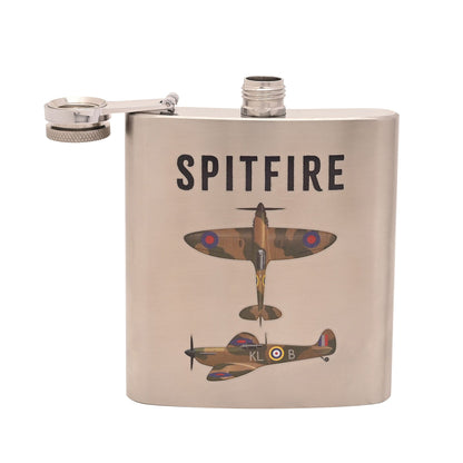 RAF 6oz Hip Flask - Spitire