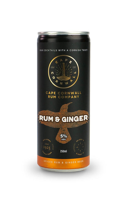 Cape Cornwall Rum Rum & Ginger 12 Pack