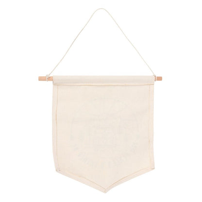 Happy Camper Hanging Fabric Flag