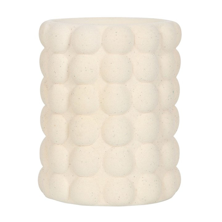 Cream Speckle Bubble Ceramic Oil Burner