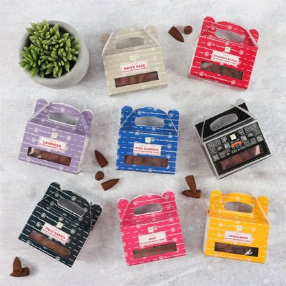 Set of 6 Dragon's Blood Backflow Dhoop Cones by Satya (6/30)