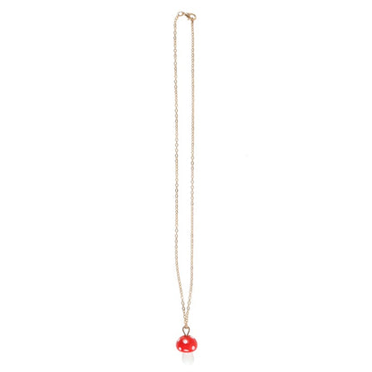 Toadstool Charm Necklace Card