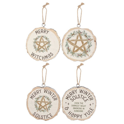 Set of 16 Winter Solstice Decorations on Display