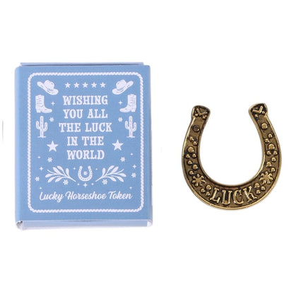 Set of 24 Lucky Horseshoe Token Gifts in Display
