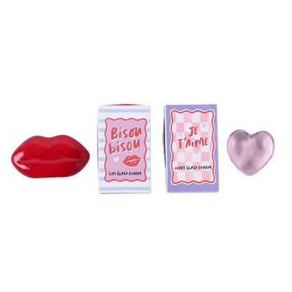 Set of 24 Glass Love Token Gifts in Display