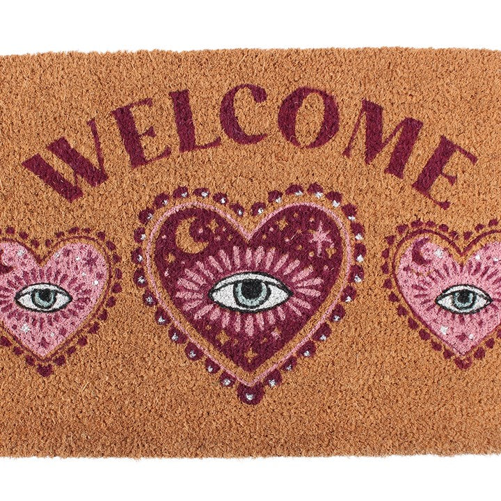 Sacred Sight Heart Welcome Doormat