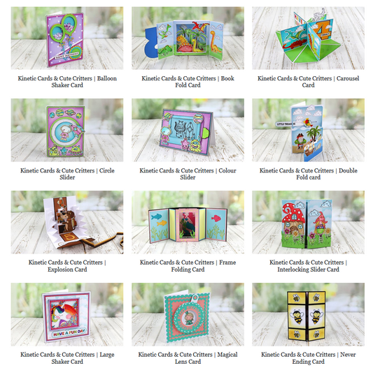 Kinetic Cards & Cute Critters - Cutting Craftorium USB