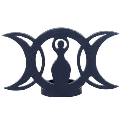 Triple Goddess Resin Tealight Holder