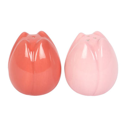 Tulip Shaped Salt and Pepper Shakers
