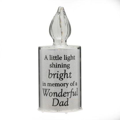 Thoughts of You Memory Candle Light - Dad