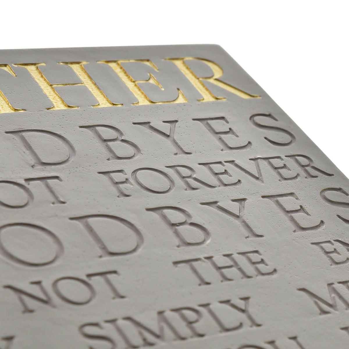 Thoughts of You Memorial Square Plaque - Brother