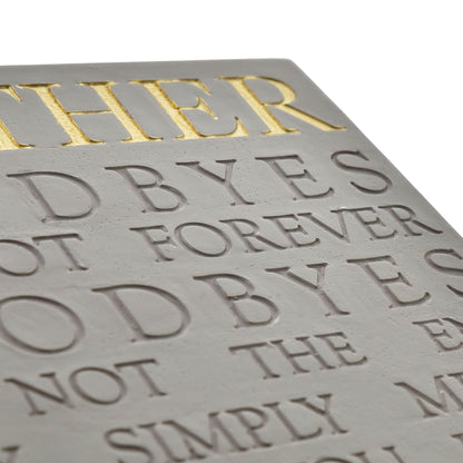 Thoughts of You Memorial Square Plaque - Brother