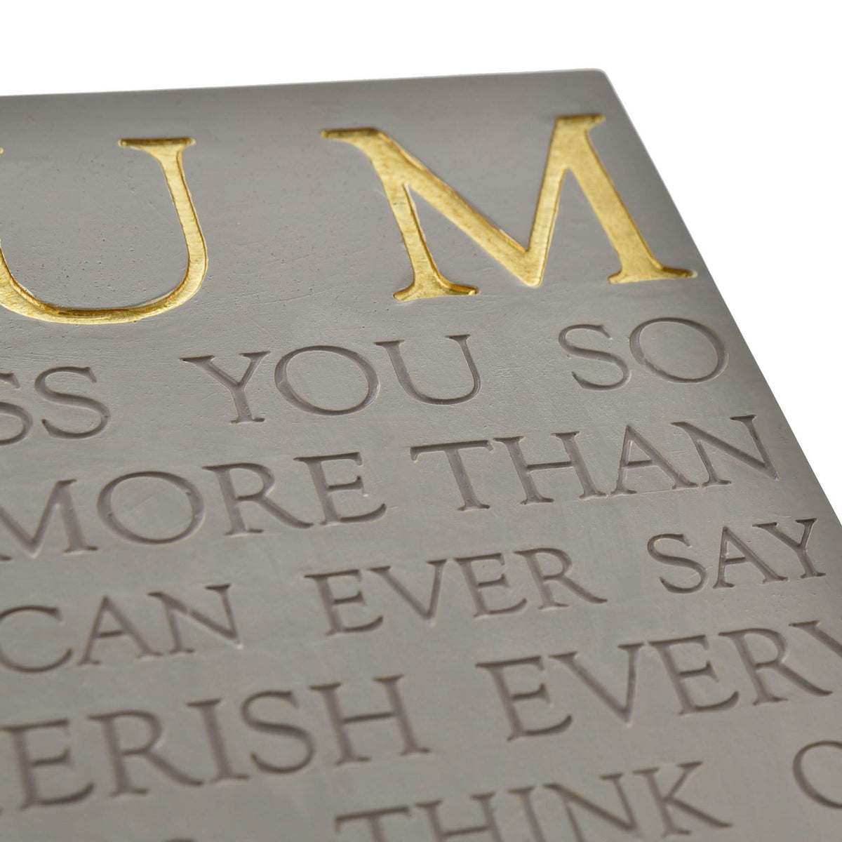 Thoughts of You Memorial Square Plaque - Mum