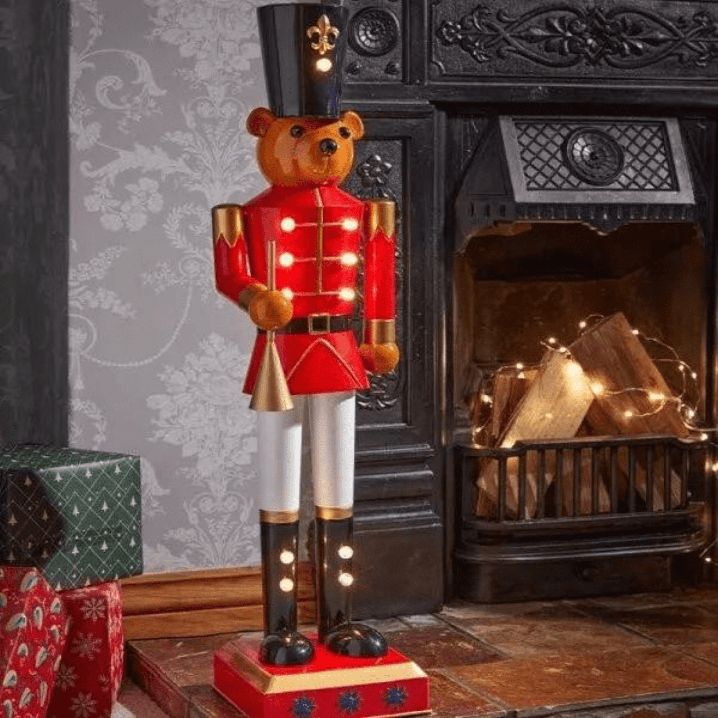 Christmas Standing Bear Nutcracker Ornament
