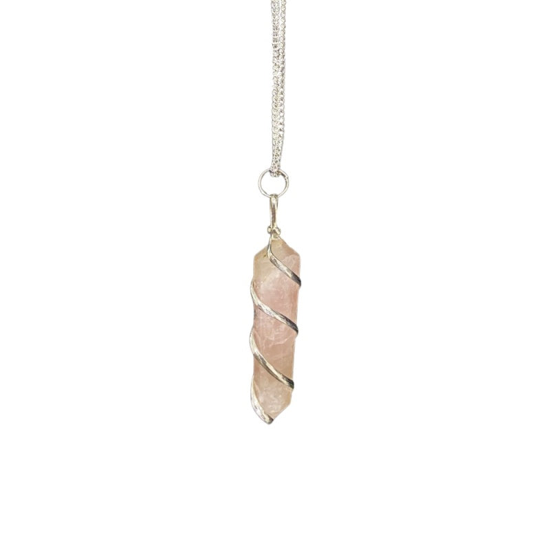 Wire Wrapped Pencil Pendant, 25-30mm