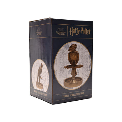 Harry Potter Fawkes jewellery stand retail box with character artwork