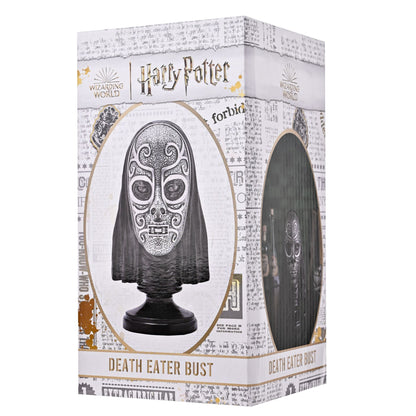 Death Eater bust figurine gift box with hooded mask artwork