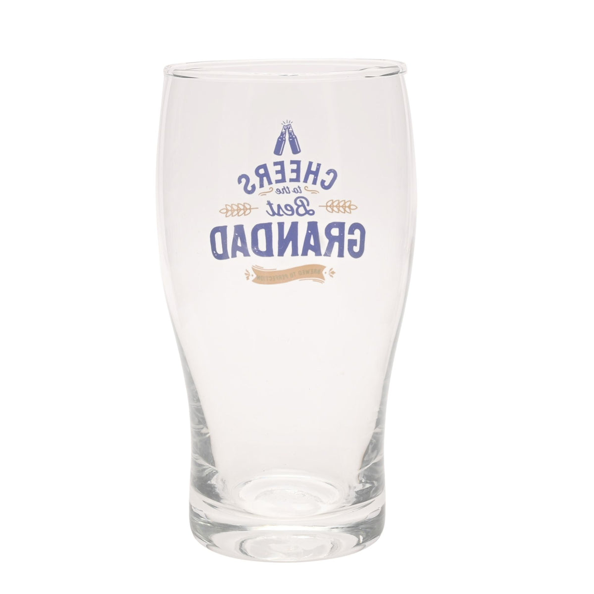 Well Crafted Pint Glass and Coaster Set - Grandad