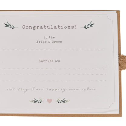 Love Story Guest Book "Wedding Guest Book" *(18/12)*