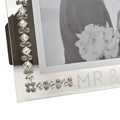 Always & Forever Crystal Border Frame 8" x 10"