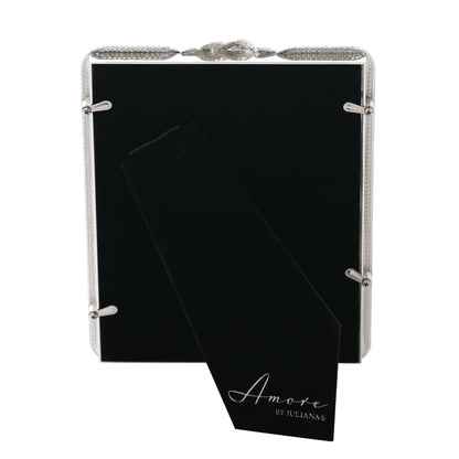 Amore Silverplated Infinity 3D Knot Frame - 5" x 7"