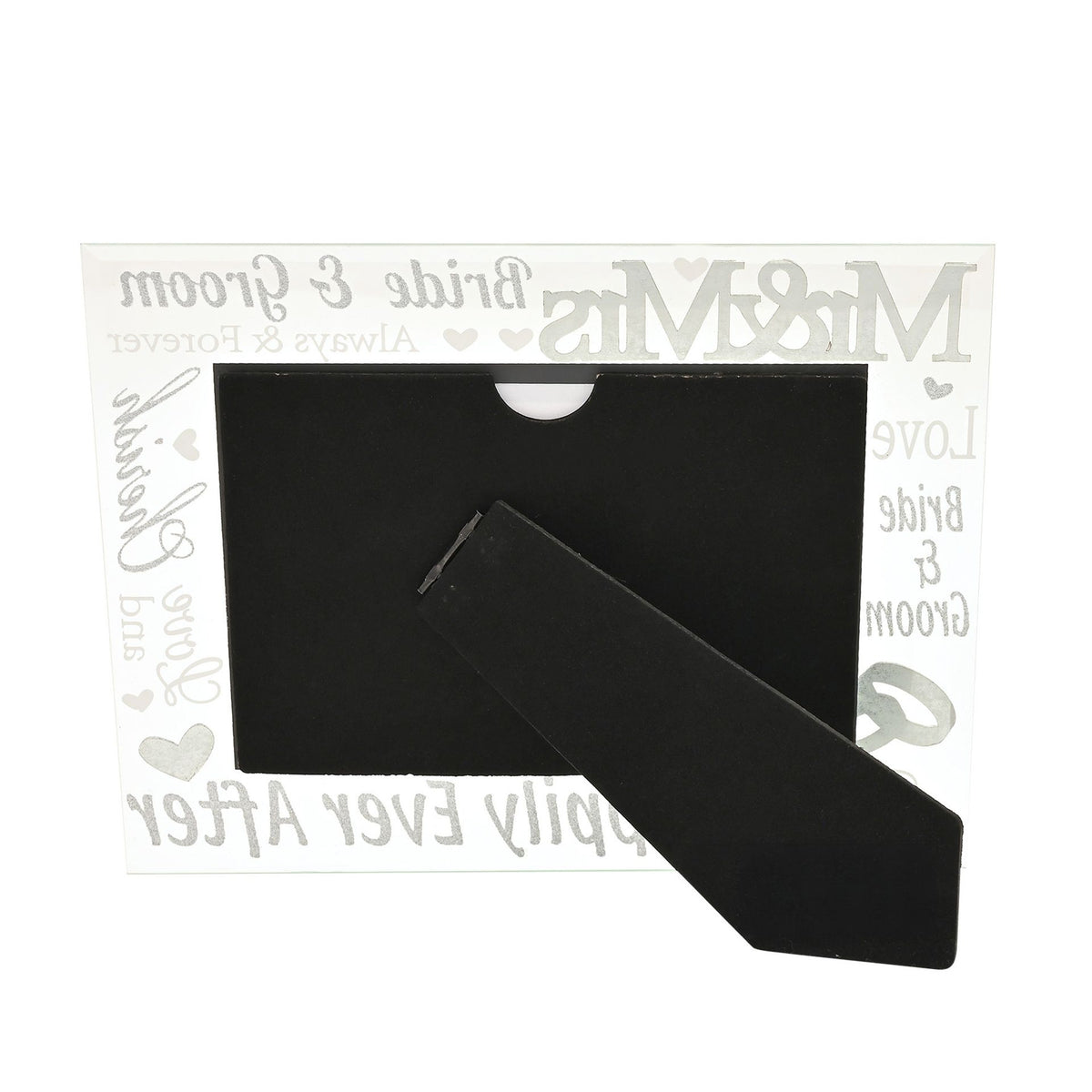 Mirror 3D Words Wedding Frame 6" x 4"