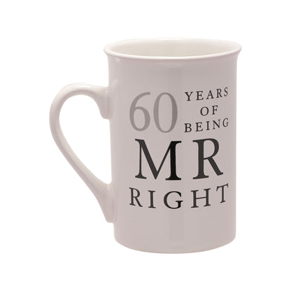 Amore Gift Set - 60 Years Of Mr Right/Mrs Always Right