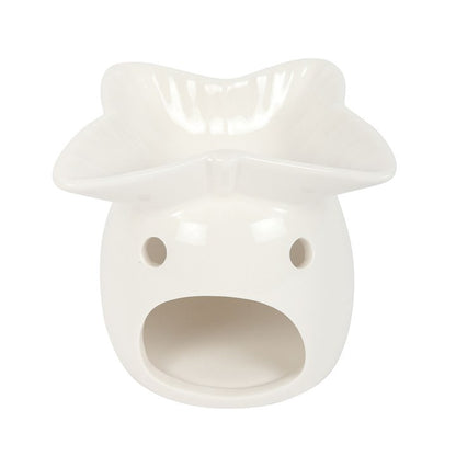 White Butterfly Oil Burner