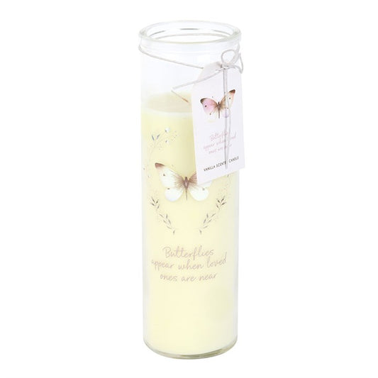 Butterflies Appear Vanilla Tube Candle