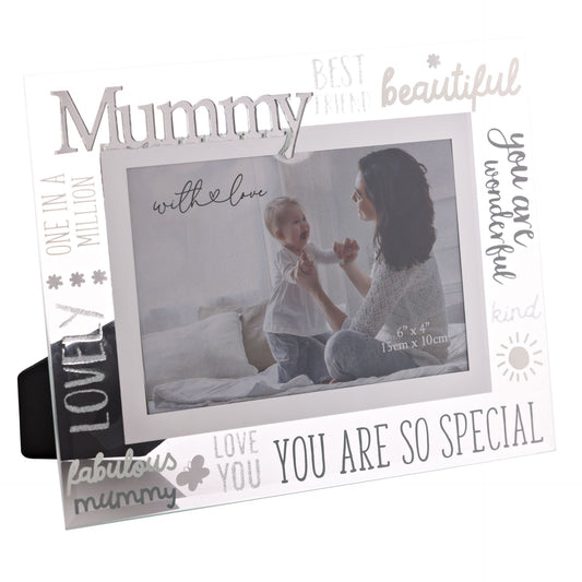 With Love Glass Frame With 3D - Mummy