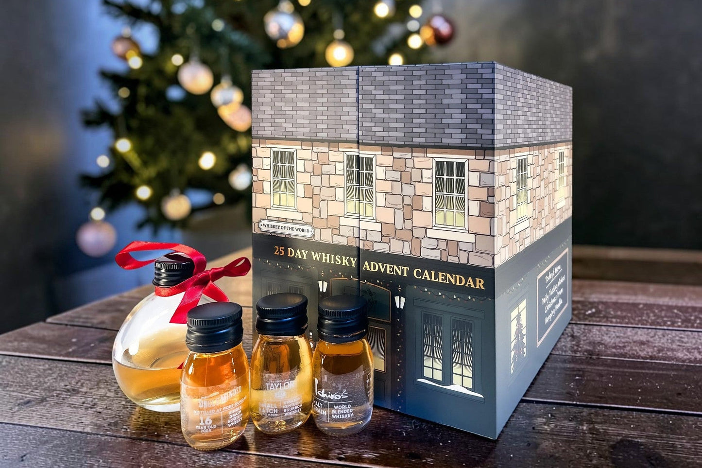 25 Day Whiskey Advent Calendar. Whisky From Round the World. Scotch | Japanese | USA | World Whisky. Glass Bauble & Online Tasting Videos