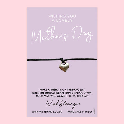 WishStrings ‘Lovely Mother’s Day’ Wish Bracelet | Thoughtful Gift for Mum | Meaningful Wish Bracelet to Celebrate Mother’s Day