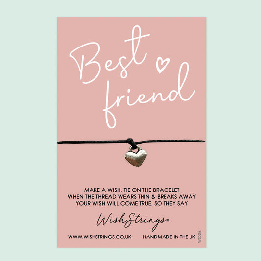 WishStrings ‘Best Friend’ Wish Bracelet | Meaningful BFF Friendship Bracelet | Thoughtful Gift for Besties & Close Friends