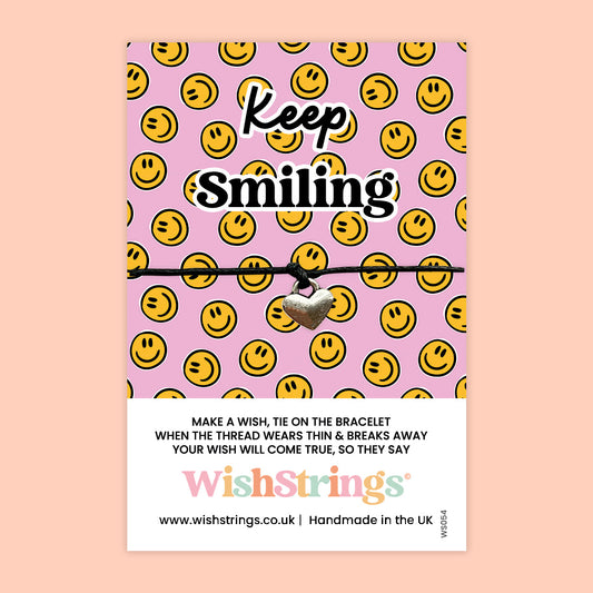 WishStrings ‘Keep Smiling’ Wish Bracelet