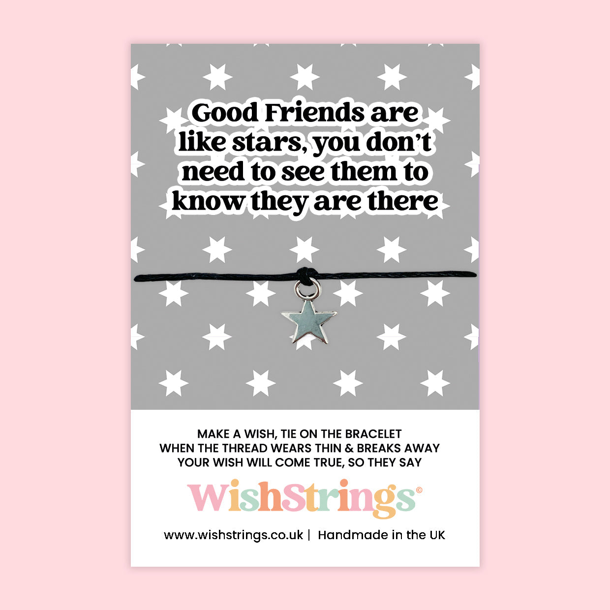 WishStrings ‘Good Friends Are Like Stars’ Wish Bracelet