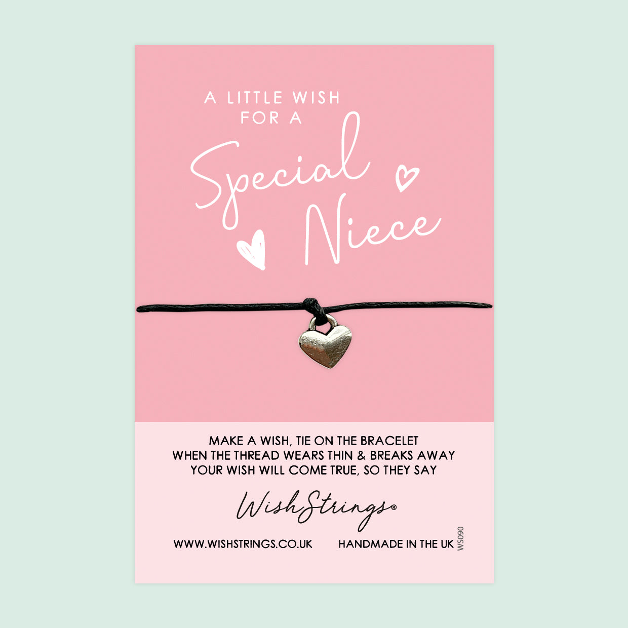 WishStrings ‘Special Niece’ Wish Bracelet | Thoughtful Gift from Auntie | Meaningful Keepsake to Show Love & Appreciation for Your Niece