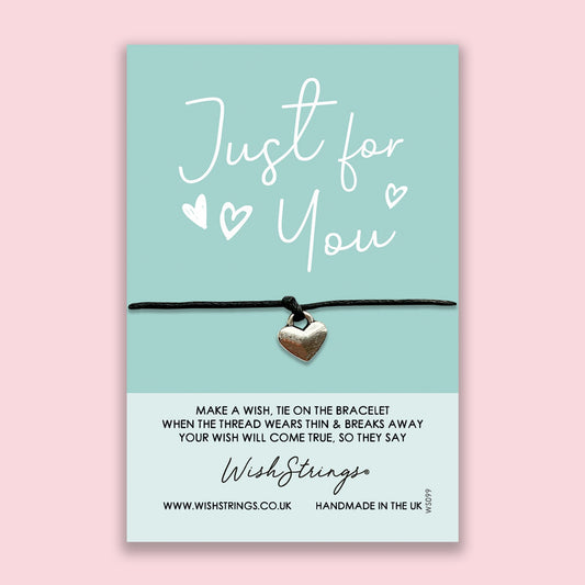 WishStrings ‘Little Wish Just for You’ Wish Bracelet | Thoughtful Gift | Meaningful Keepsake to Show Love & Appreciation