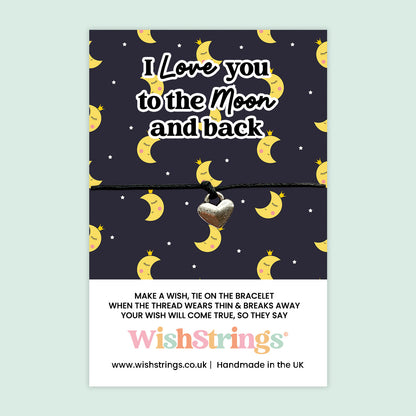 WishStrings ‘I Love You to the Moon & Back’ Wish Bracelet