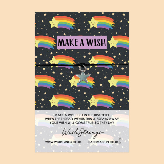 WishStrings ‘Make a Wish’ Wish Bracelet | Thoughtful Gift for Any Occasion | Meaningful Keepsake for Positivity & Dreams