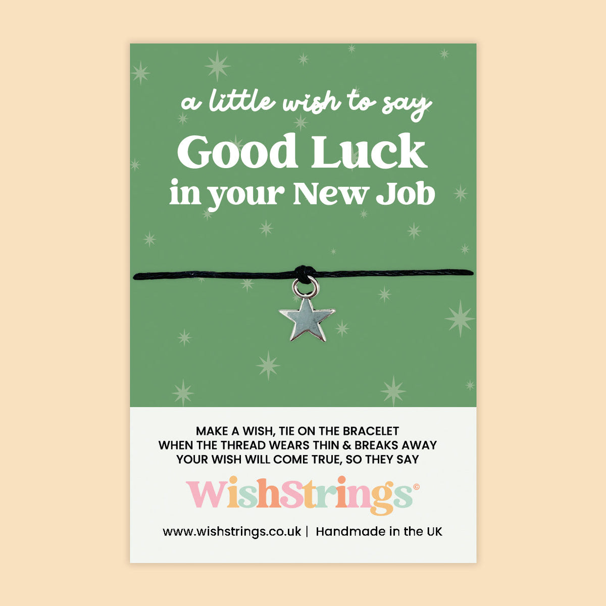WishStrings ‘Good Luck in Your New Job’ Wish Bracelet