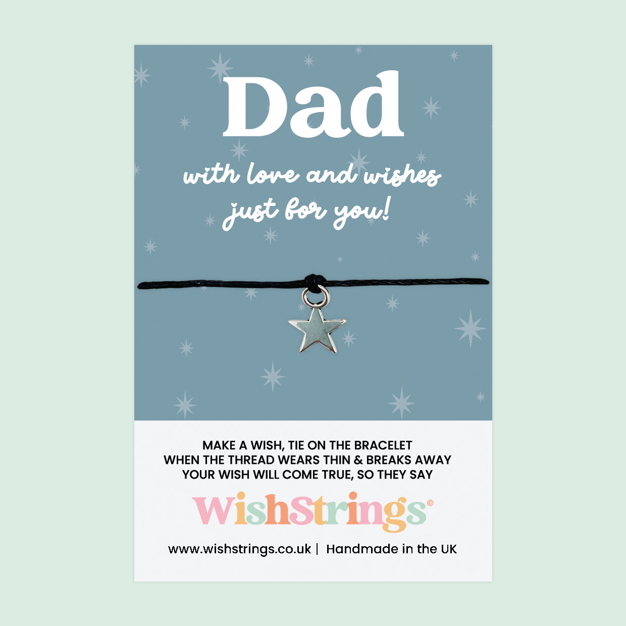 WishStrings ‘Love and Wishes for Dad’ Wish Bracelet