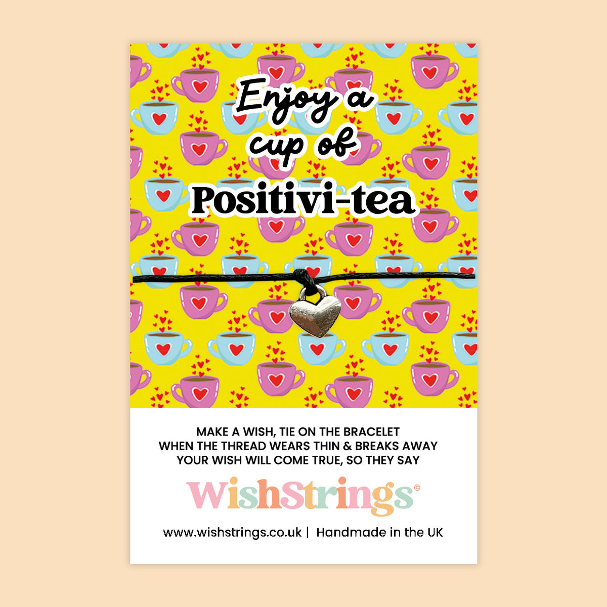 WishStrings ‘You’re Just My Cup of Tea’ Wish Bracelet