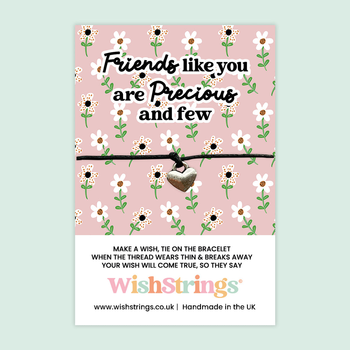 WishStrings ‘Friends Like You Are Precious and Few’ Wish Bracelet