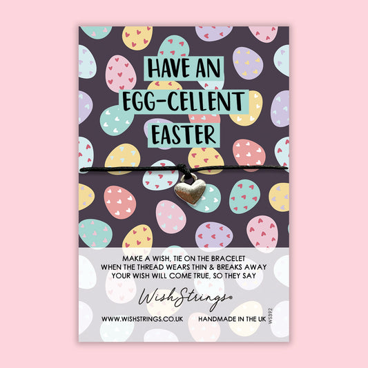 WishStrings ‘Egg-cellent Easter’ Wish Bracelet | Fun Easter Gift | Meaningful Keepsake for Easter Celebrations & Good Wishes