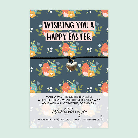 WishStrings ‘Wishing You a Happy Easter’ Wish Bracelet | Thoughtful Easter Gift | Meaningful Keepsake for Easter Celebrations