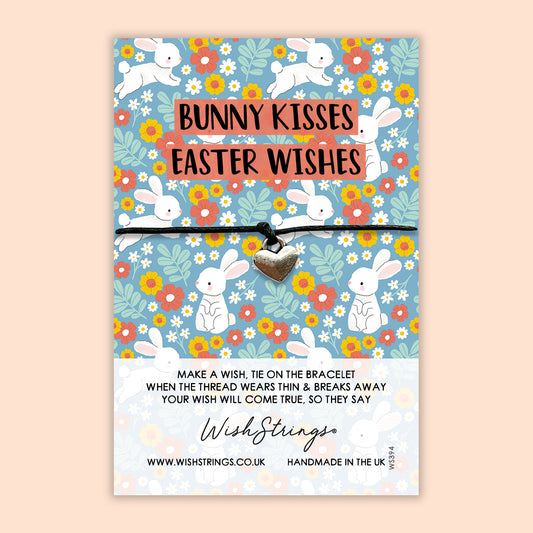 WishStrings ‘Easter Wishes’ Wish Bracelet | Easter Bunny Design | Thoughtful Easter Gift | Meaningful Keepsake for Easter Celebrations